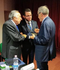 Da sinistra: il professor Aldo Luisi, il dottor Luca Lombardi, il professor Giancarlo Alteri